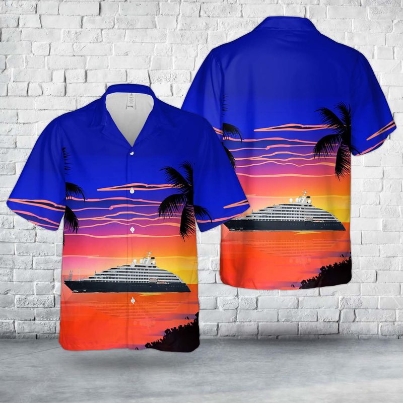 UK Scenic (cruise line) Scenic Eclipse Hawaiian Shirt