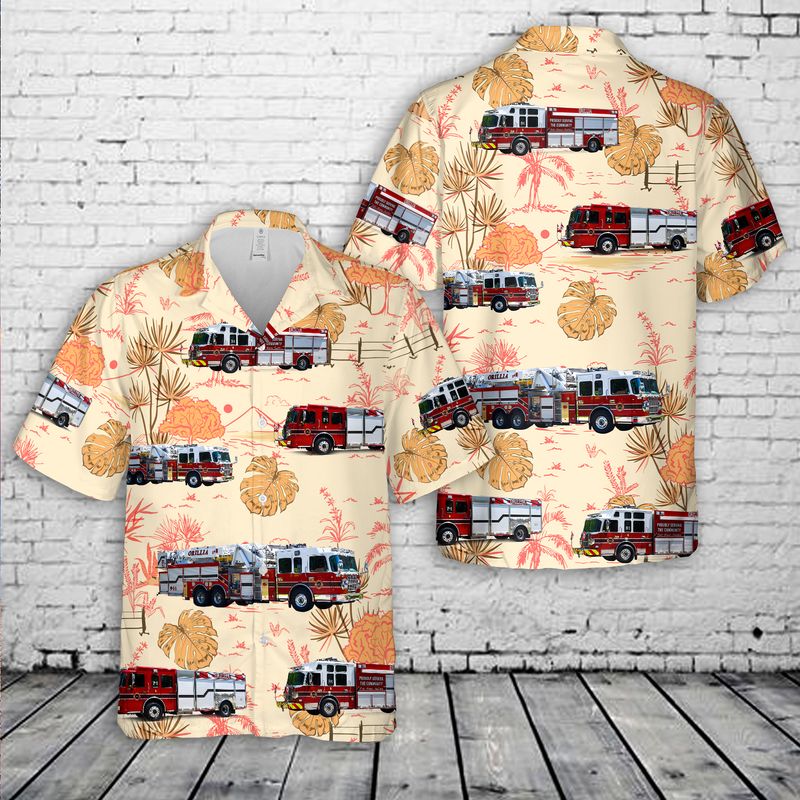 Orillia Fire Department Hawaiian Shirt