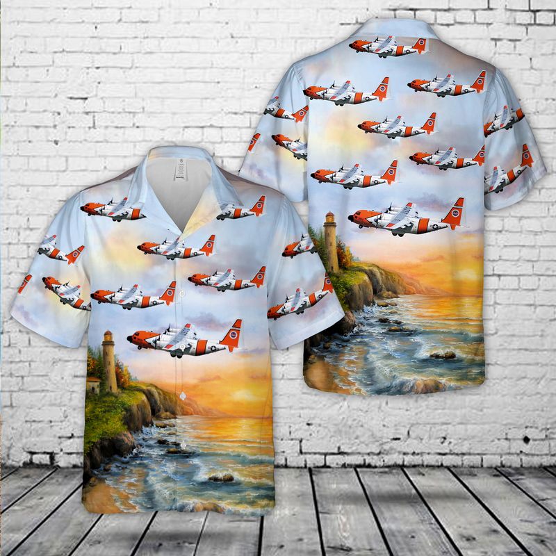 HC-130H 1504 USCG Hawaiian Shirt