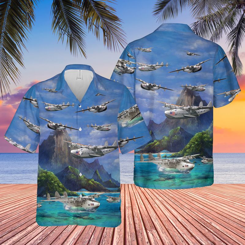 US Navy Boeing 314 Clipper Hawaiian Shirt