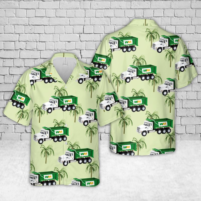 2020 Mack Granite Dump Truck - Waste Management Hawaiian Shirt
