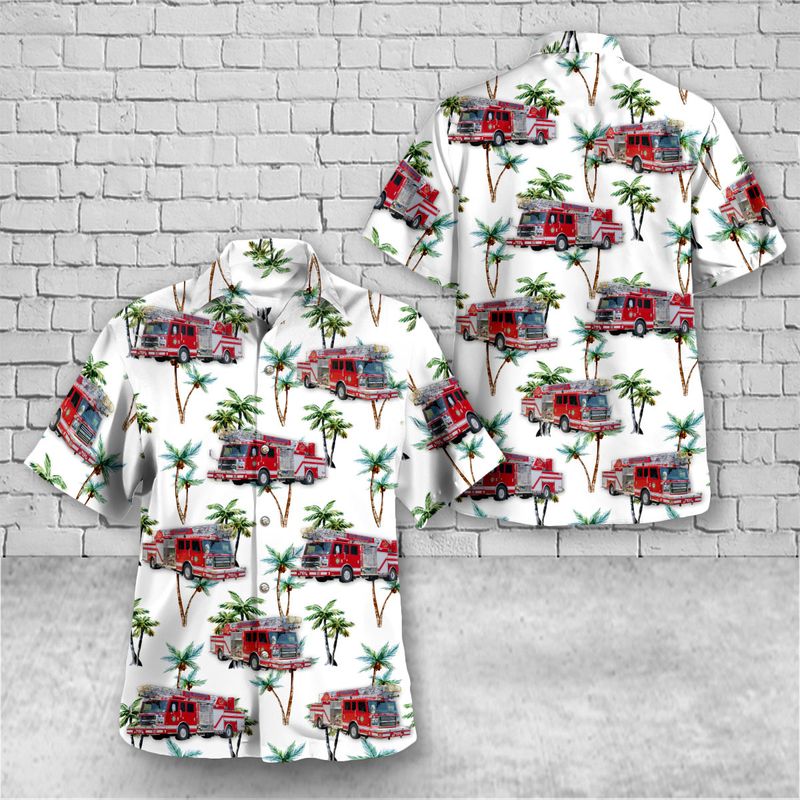 Ste Genevieve Fire Department Hawaiian Shirt