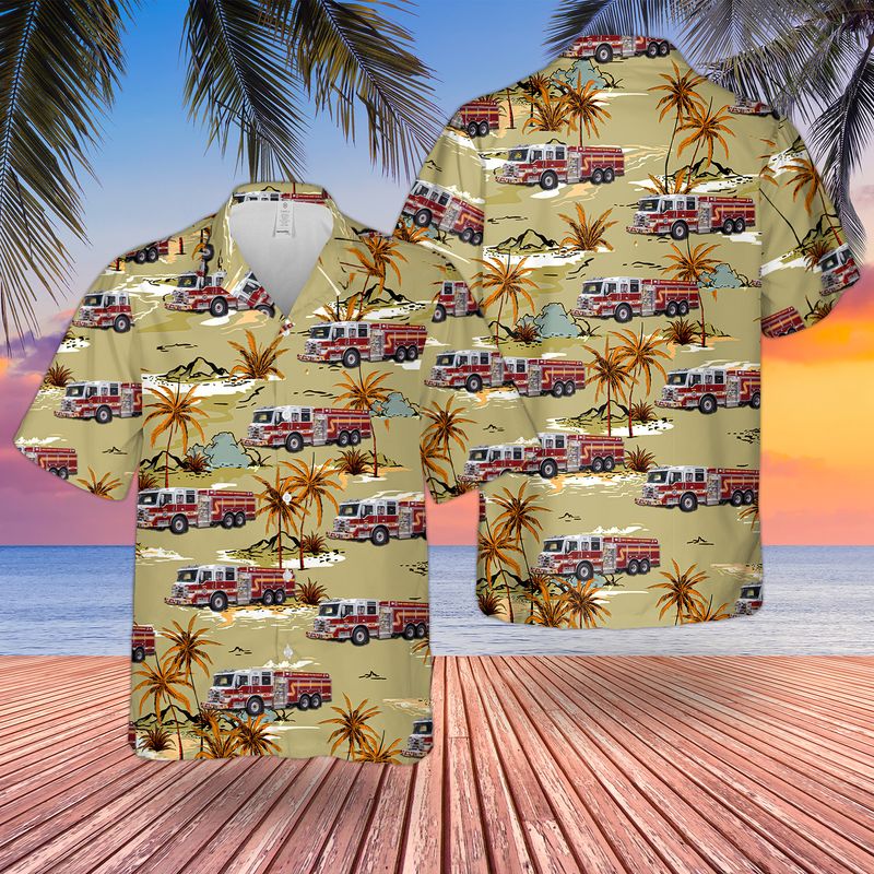 Prince George's County Fire/EMS Department Tanker Hawaiian Shirt