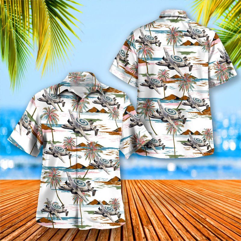 US Navy E-2C Scewtops Hawaiian Shirt