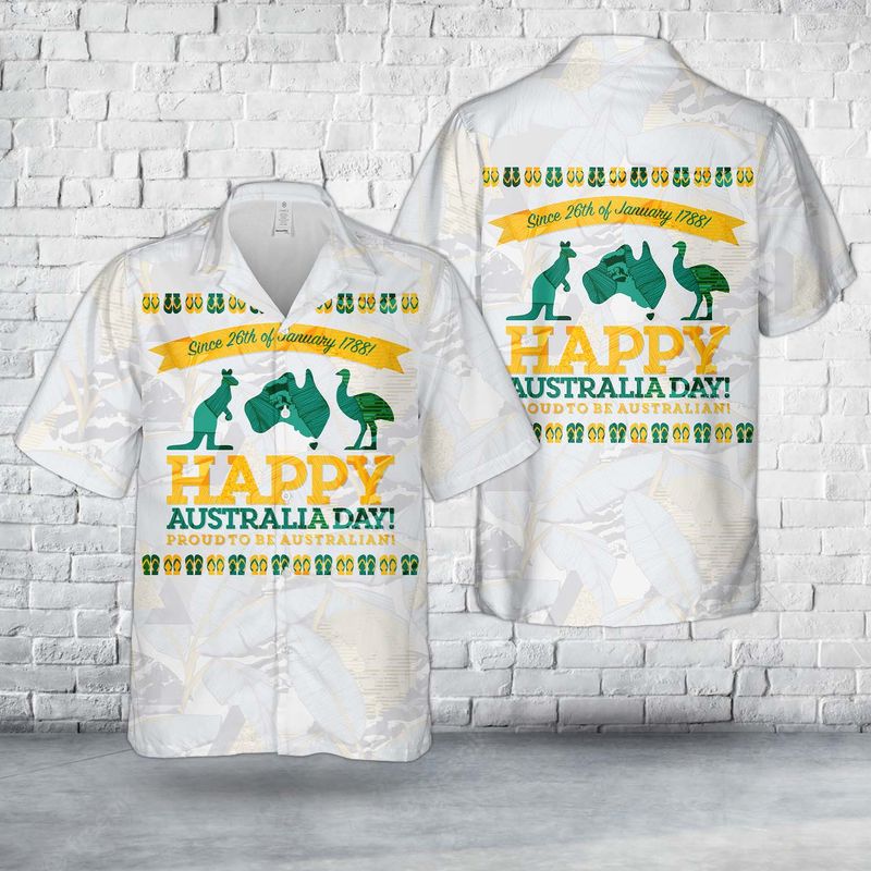 Happy Australia Day Hawaiian Shirt