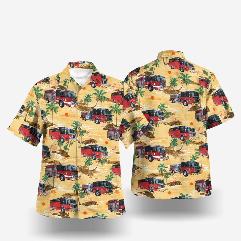 Waxhaw Union County North Carolina Waxhaw Volunteer Fire Department Hawaiian Shirt