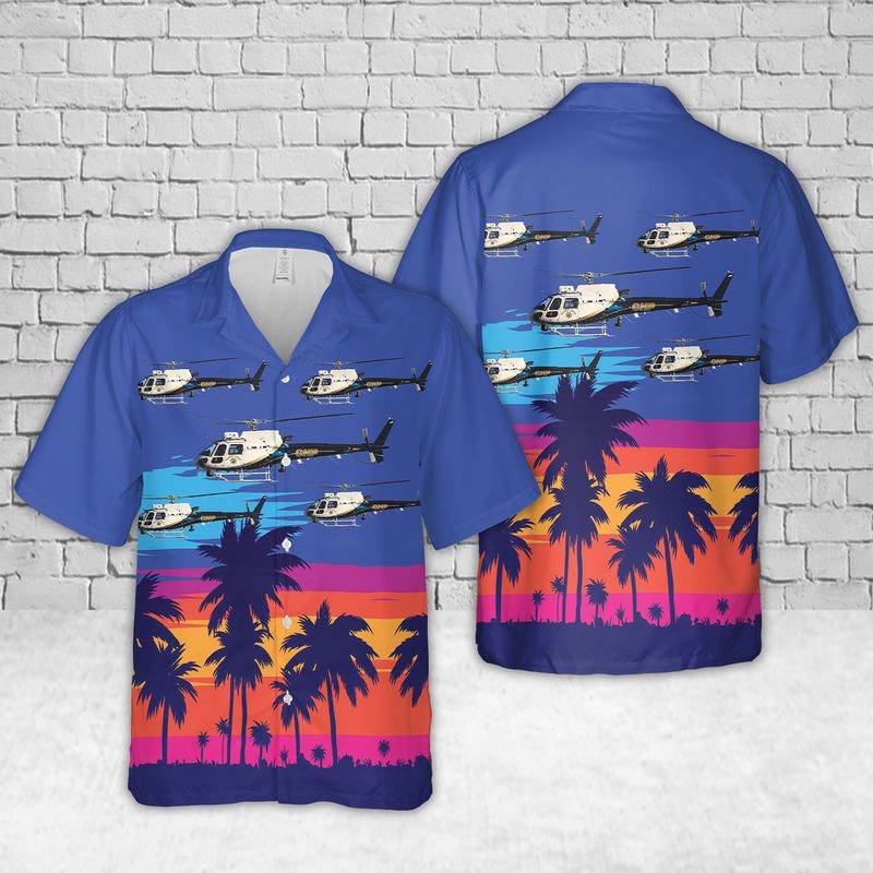 CHP AS 350 B3 California Police Hawaiian Shirt