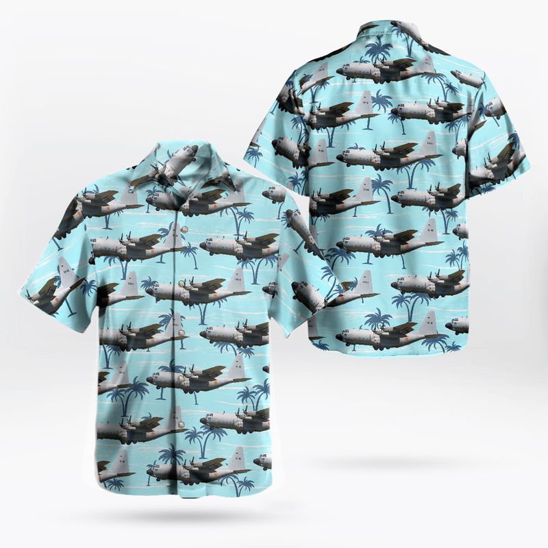 Belgian Air Force Lockheed C-130H Hercules (L-382) Hawaiian Shirt