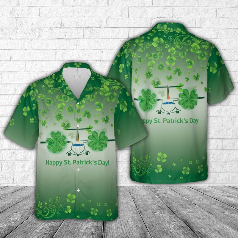 Canada Air North, Yukon's Airline, St. Patrick's Day Hawaiian Shirt