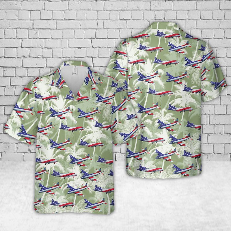 US Navy Lockheed P-3 Orion Hawaiian Shirt