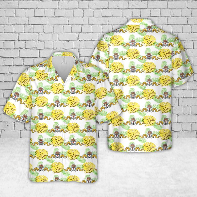 Royal Canadian Navy Port Inspection Diver Insignia Hawaiian Shirt