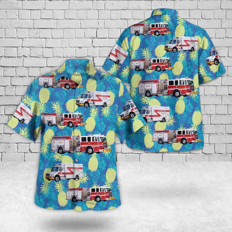 Florida, Pembroke Pines Fire Department Hawaiian Shirt
