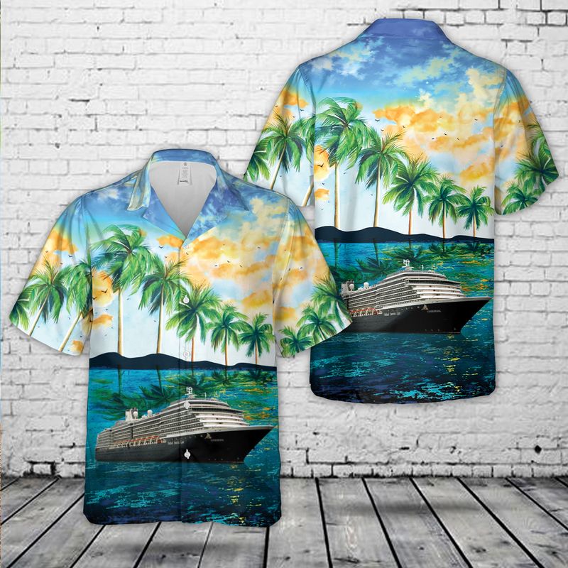 Holland America Line MS Zuiderdam Hawaiian Shirt