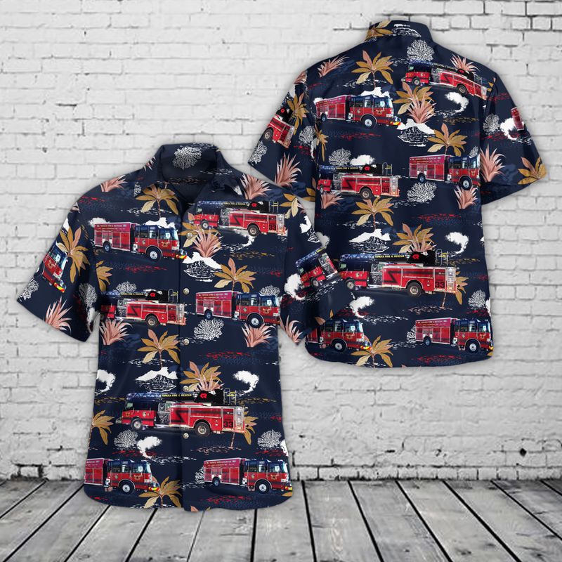 Topeka Volunteer Fire Department Hawaiian Shirt