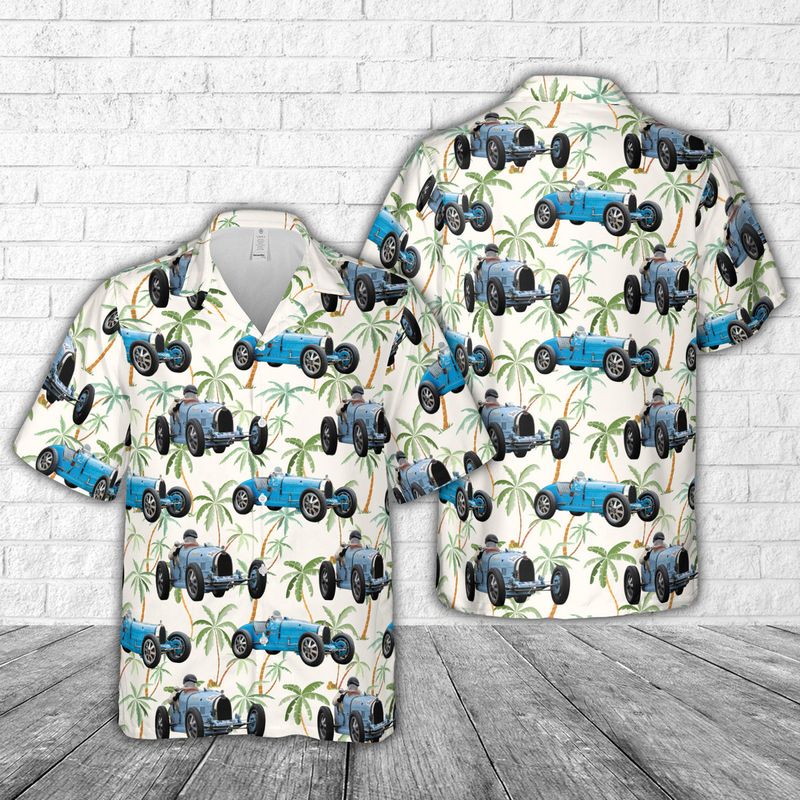 Bugatti Type 35B Hawaiian Shirt