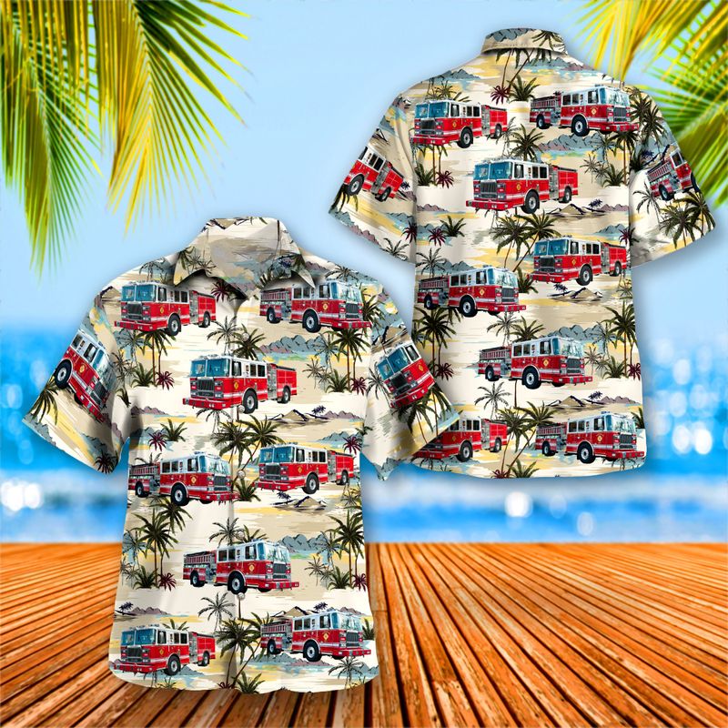 Westhampton Beach Fire Department, New York Hawaiian Shirt
