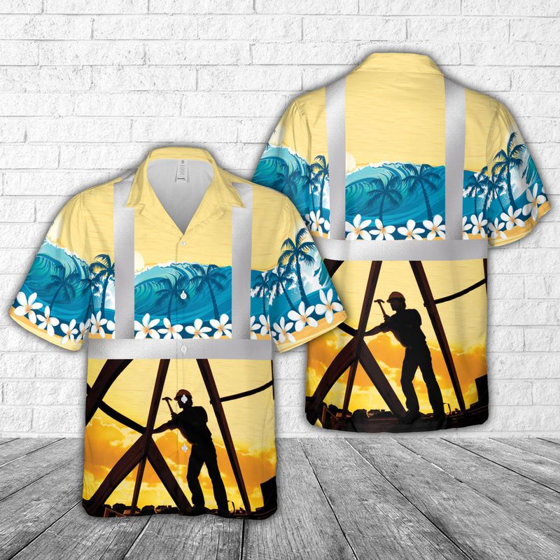 Carpenter Tropical Hawaiian Shirt