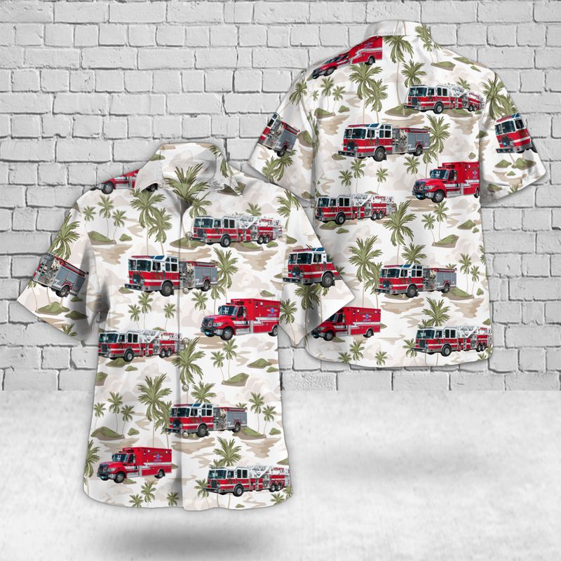 Easthampton Hampshire County Massachusetts Easthampton Fire Department Hawaiian Shirt