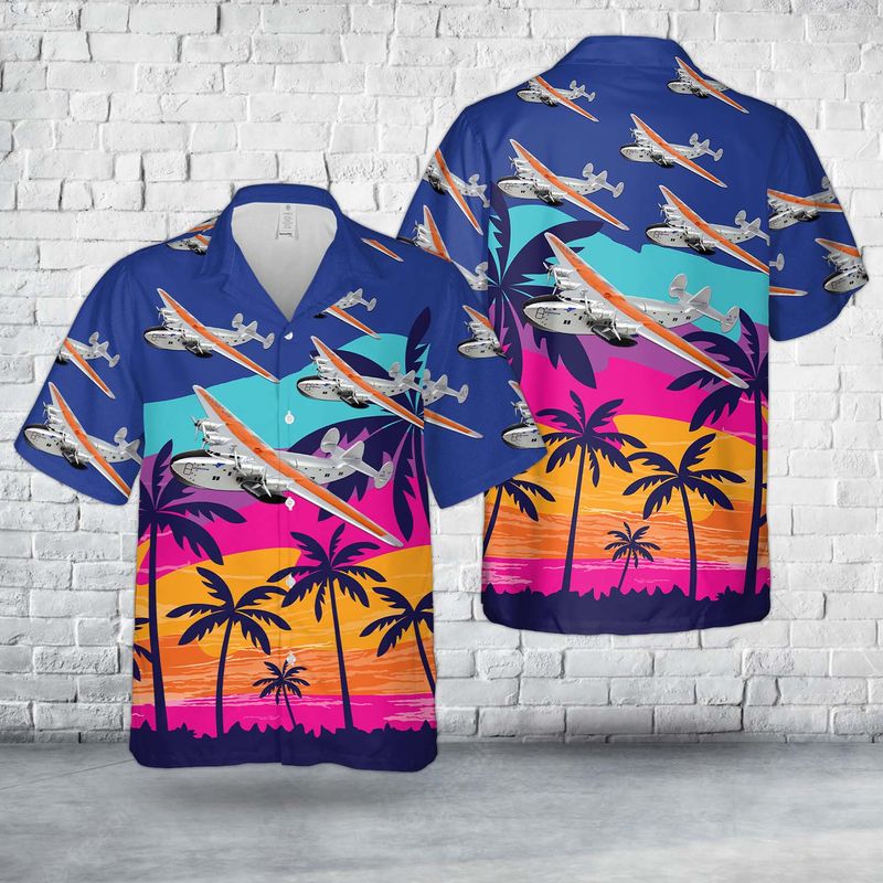 Boeing 314 Clipper Yankee Clipper Hawaiian Shirt
