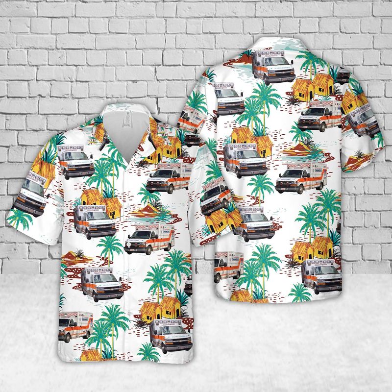 City of Allentown EMS Hawaiian Shirt