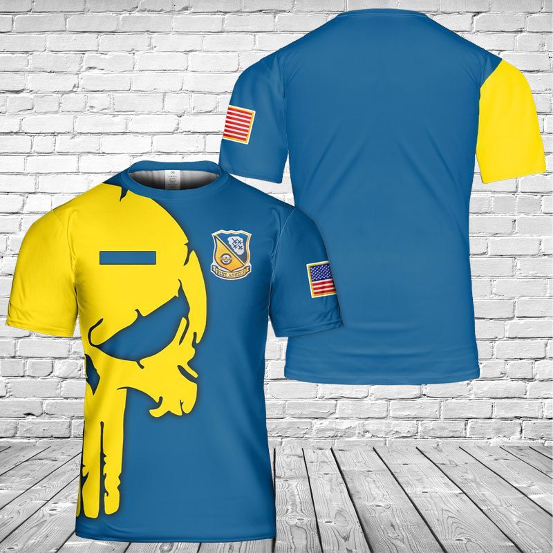 Custom Name US Navy Blue Angels 3D Tshirt