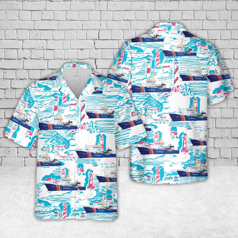 Netherlands Coastguard Barend Biesheuvel vessel Hawaiian Shirt