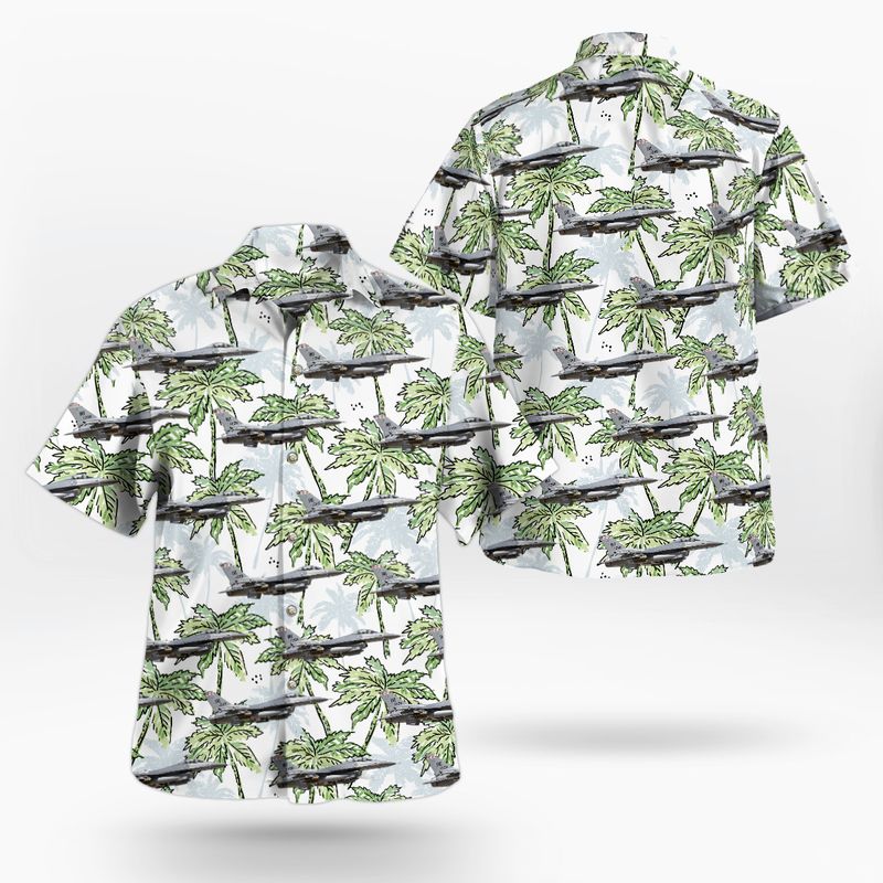 Wisconsin Air National Guard 115th Fighter Wing F-16 Fighting Falcon Hawaiian Shirt