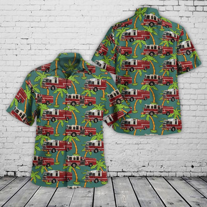 Brighton Fire Department, Brighton, New York Hawaiian Shirt