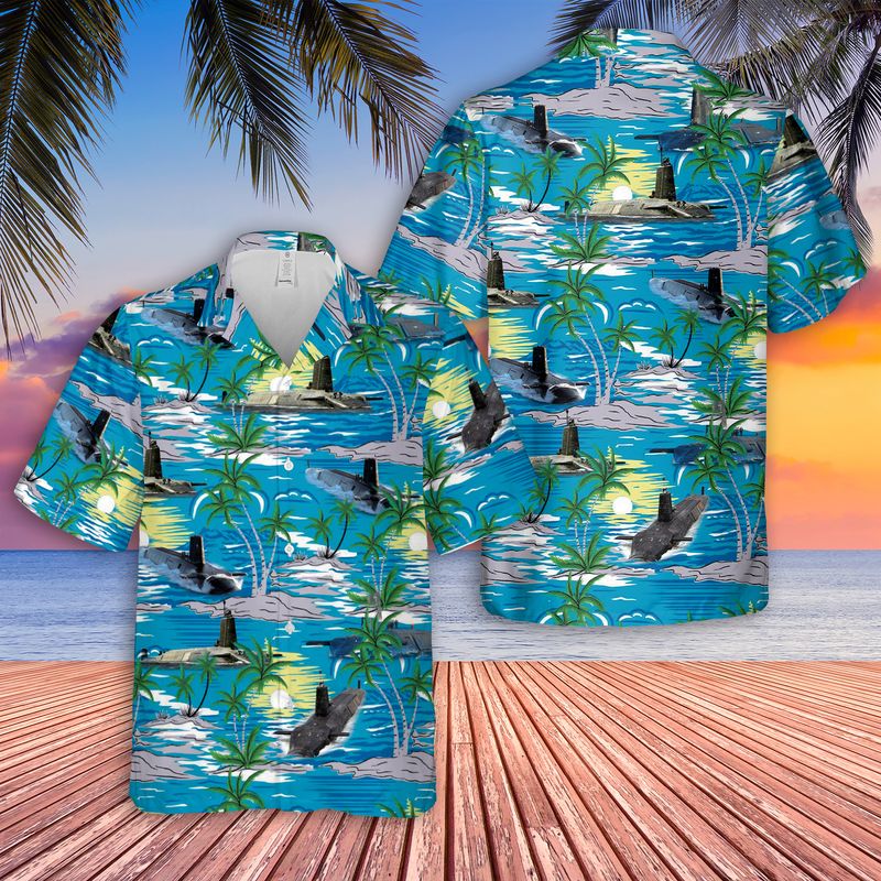 United Kingdom, Royal Navy Vanguard-class Submarine Hawaiian Shirt