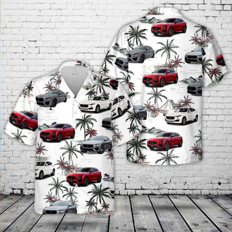 Maserati Levante GTS Hawaiian Shirt