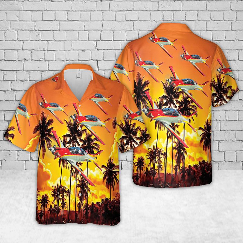 Spanish Air Force PC-21 Hawaiian Shirt