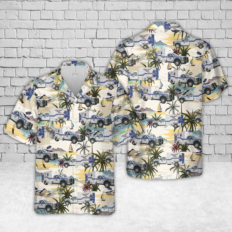 Holmes County EMS Hawaiian Shirt
