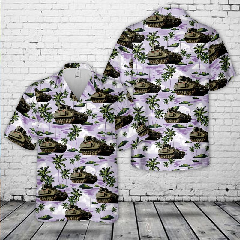 British Army Alvis Stormer CVR(T) Hawaiian Shirt