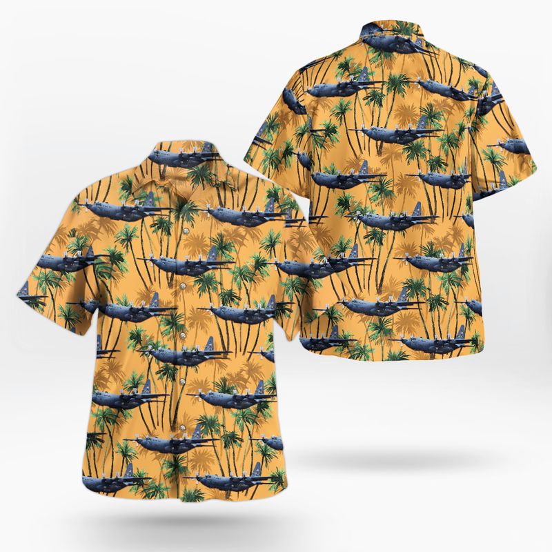 Montana Air National Guard 120th Airlift Wing C-130H Hercules Hawaiian Shirt