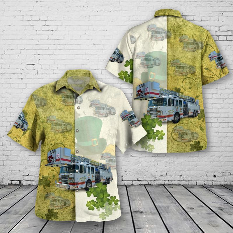 Thibodaux Volunteer Fire Department, Patrick Day Hawaiian Shirt