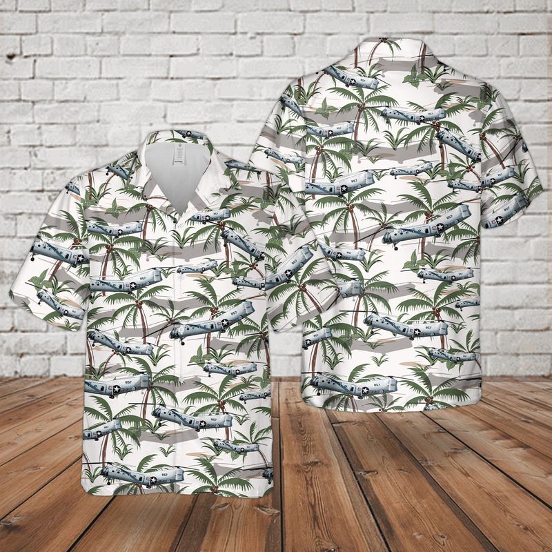 Piasecki H-21 Helicopter Hawaiian Shirt