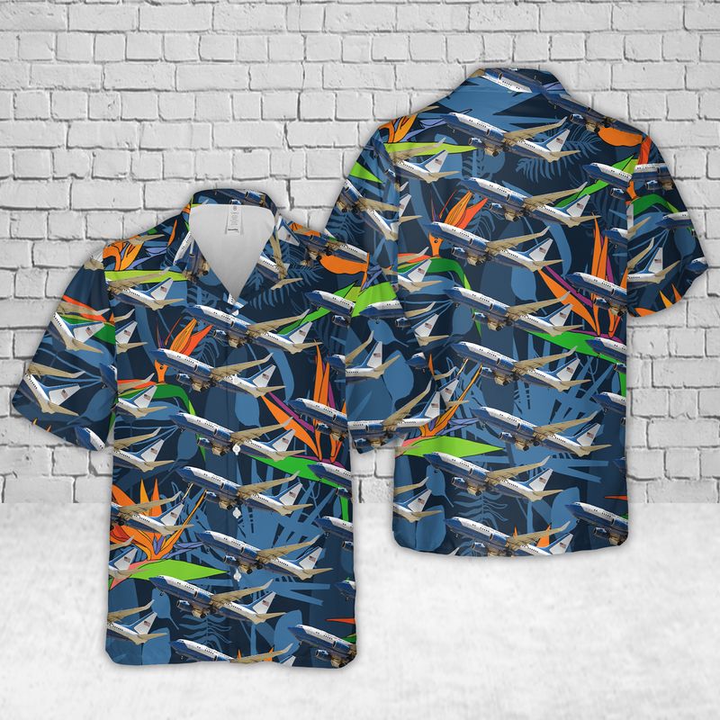 District of Columbia Air National Guard Boeing C-40 Clipper Hawaiian Shirt