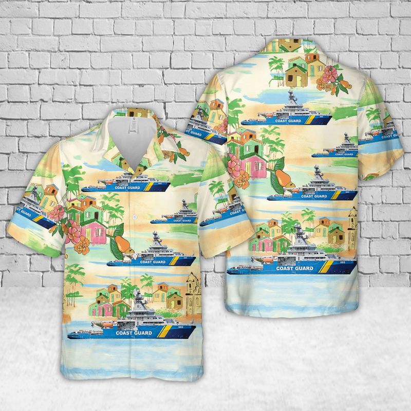 Swedish Coast Guard KBV 003 Amfitrite Hawaiian Shirt