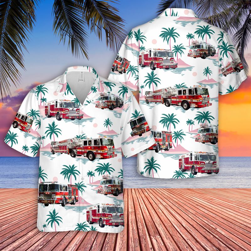 Richmond Fire Department Hawaiian Shirt
