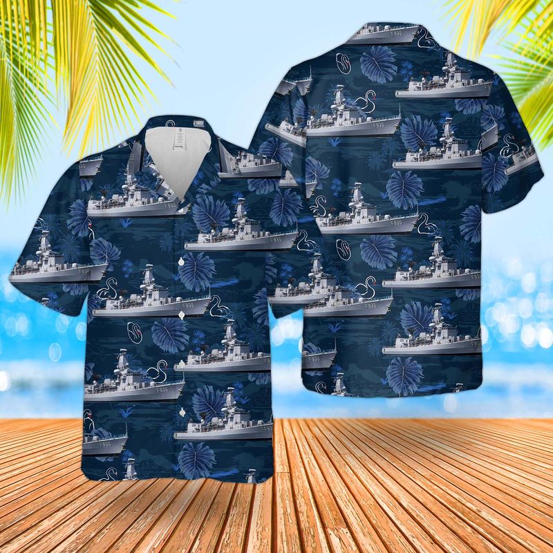 Belgian Navy F930 Leopold I Hawaiian Shirt