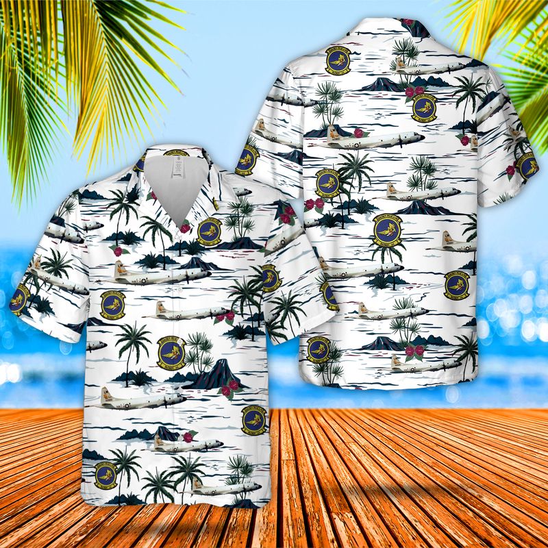 US Navy VP-44 (1951-1991) Lockheed P-3C Orion Hawaiian Shirt