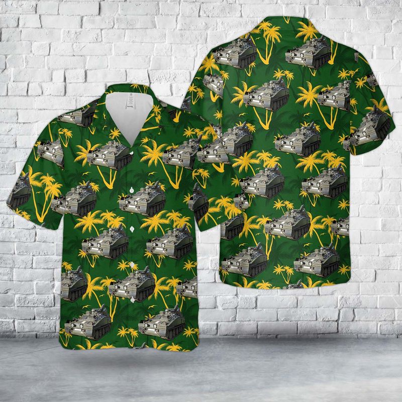 British Army Alvis FV102 Striker Hawaiian Shirt