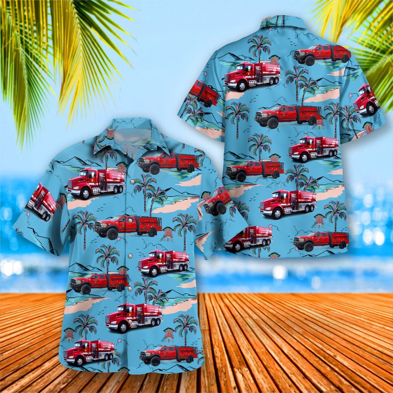 Crossroads Fire Department, East Bernstadt, Kentucky Hawaiian Shirt