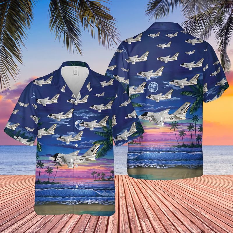US Navy Lockheed S-3 Viking Of VS-37 Hawaiian Shirt
