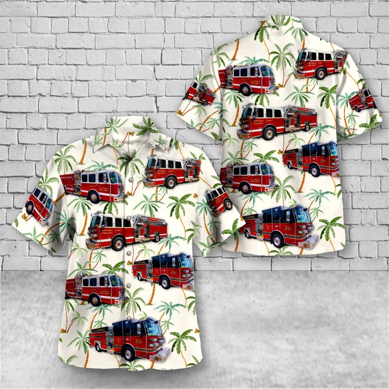 Hartwell, Georgia, City Of Hartwell Fire Department Hawaiian Shirt