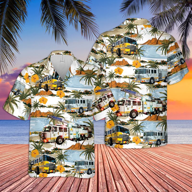 Anne Arundel County Fire Department Hawaiian Shirt