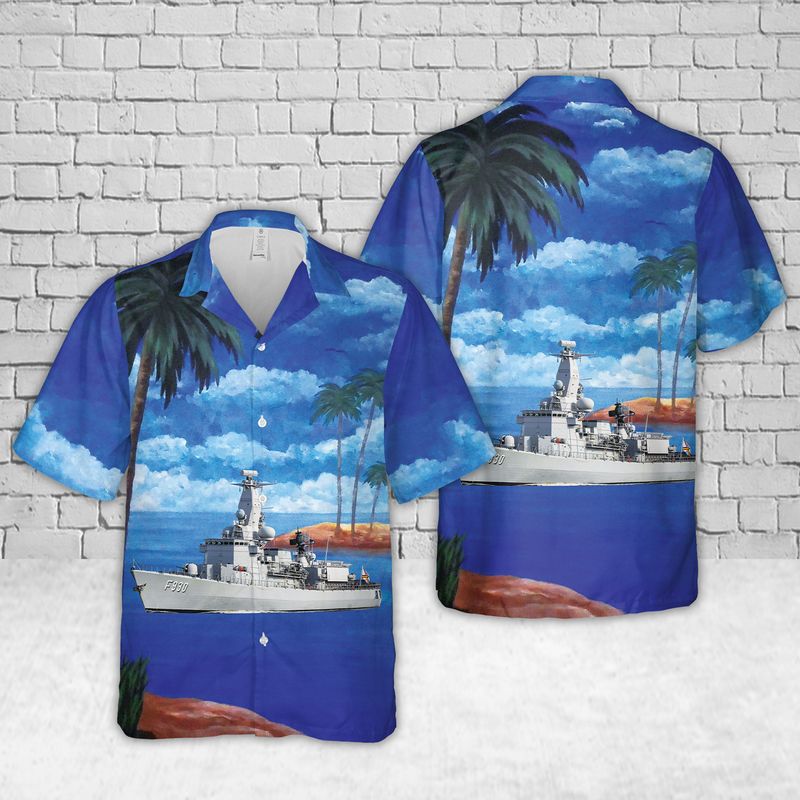 Belgian Navy BNS F930 Leopold Hawaiian Shirt