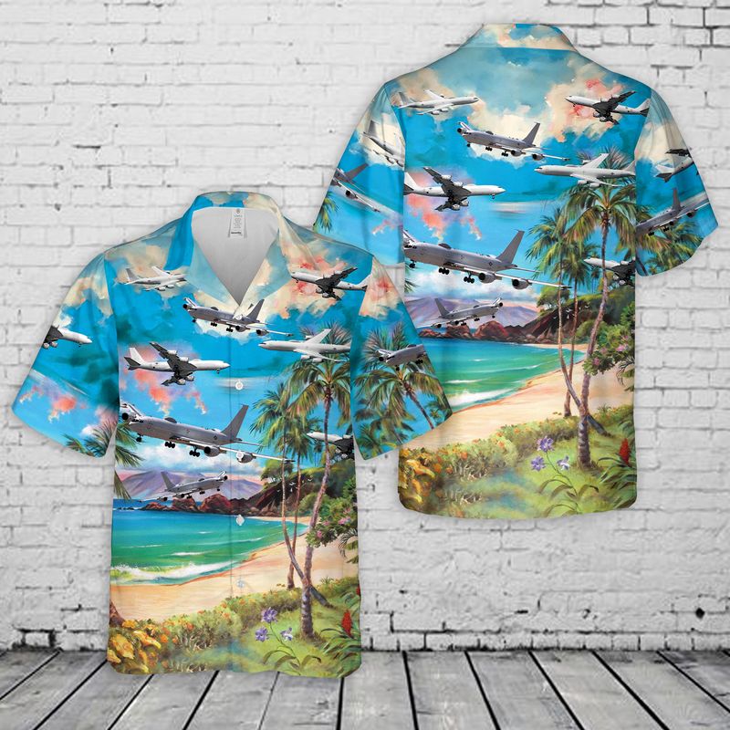 US Navy Boeing E-6 Mercury Hawaiian Shirt