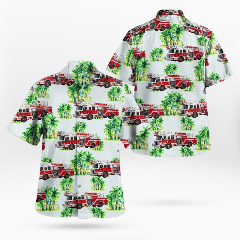 Beaufort Port Royal Fire Department South Carolina Hawaiian Shirt