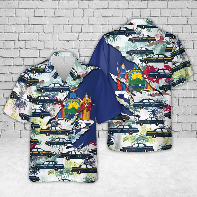 New York State Police Hawaiian Shirt